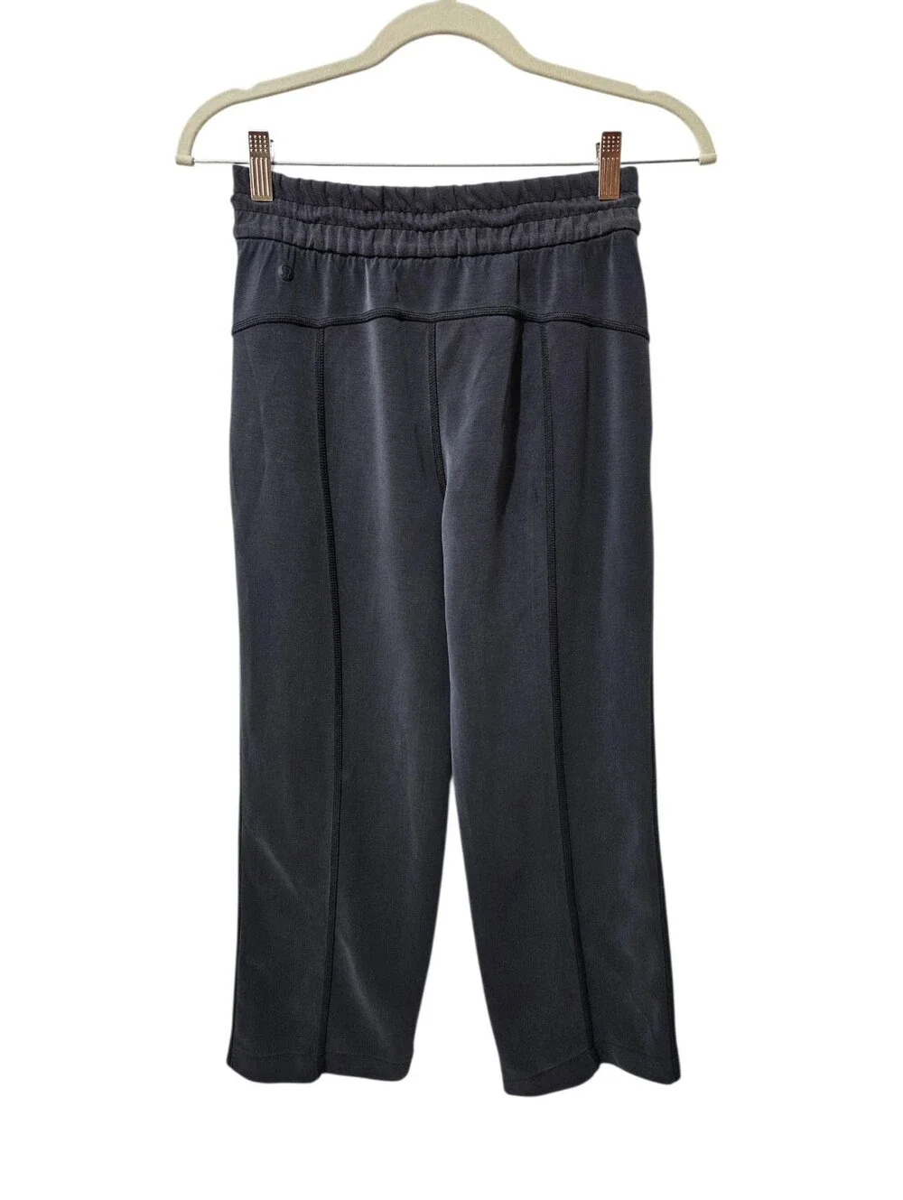 Lululemon Softstreme High-Rise Straight-Leg Cropped Pant Black Athleisure Lounge